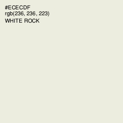 #ECECDF - White Rock Color Image